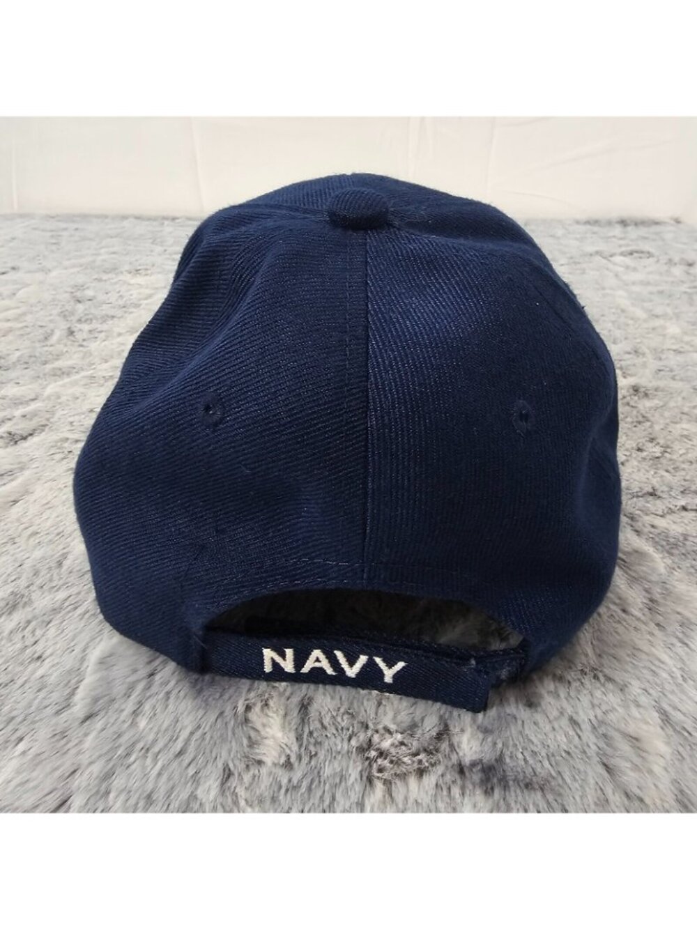 US Navy Retired Embroidered Baseball Cap Blue Strapback Military Hat - Picture 4 of 7